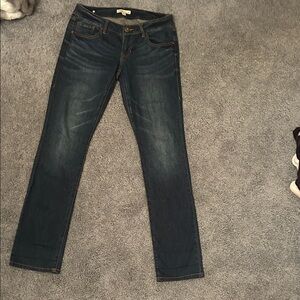 CAbi Dark Blue Straight Leg Jeans